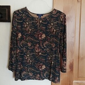 Chaps Long Sleeve top XL